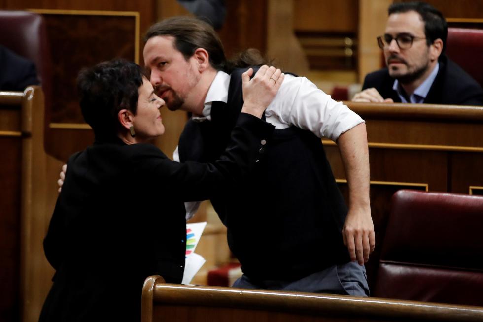 Bronca jornada de la sesión de investidura de Pedro Sánchez.
