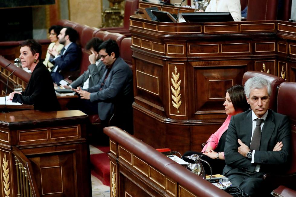 Bronca jornada de la sesión de investidura de Pedro Sánchez.