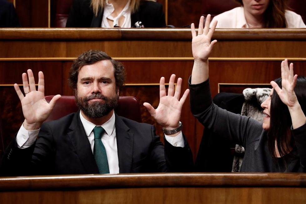 Bronca jornada de la sesión de investidura de Pedro Sánchez.