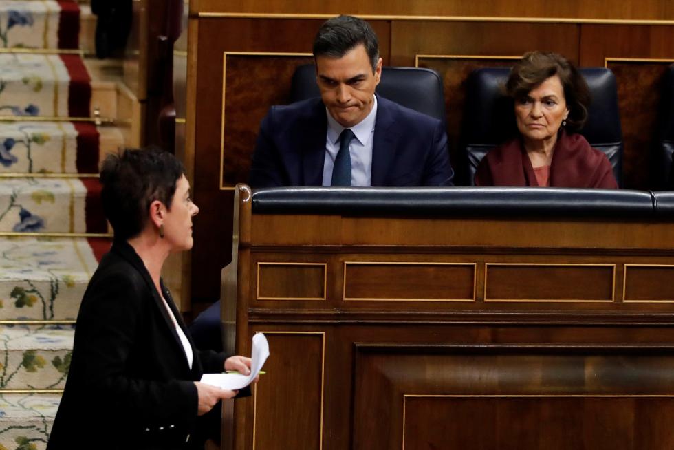 Bronca jornada de la sesión de investidura de Pedro Sánchez.