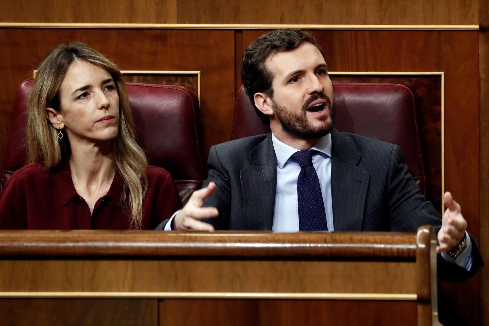 Bronca jornada de la sesión de investidura de Pedro Sánchez.