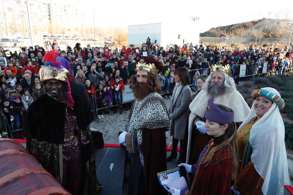 Cabalgata en Zaragoza: salida de los Reyes Magos desde Valdespartera