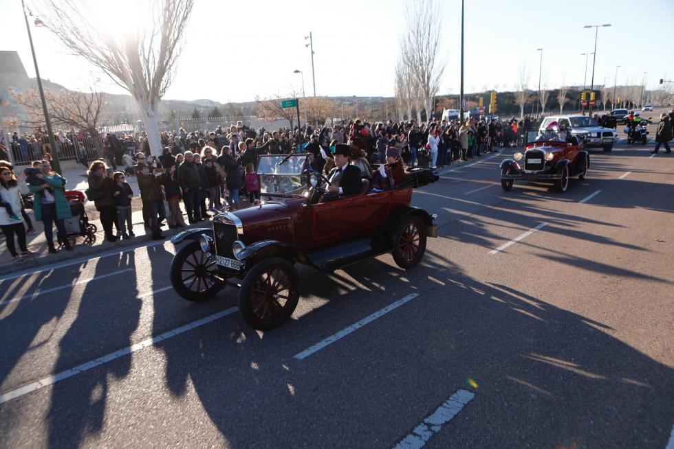 Cabalgata en Zaragoza: salida de los Reyes Magos desde Valdespartera