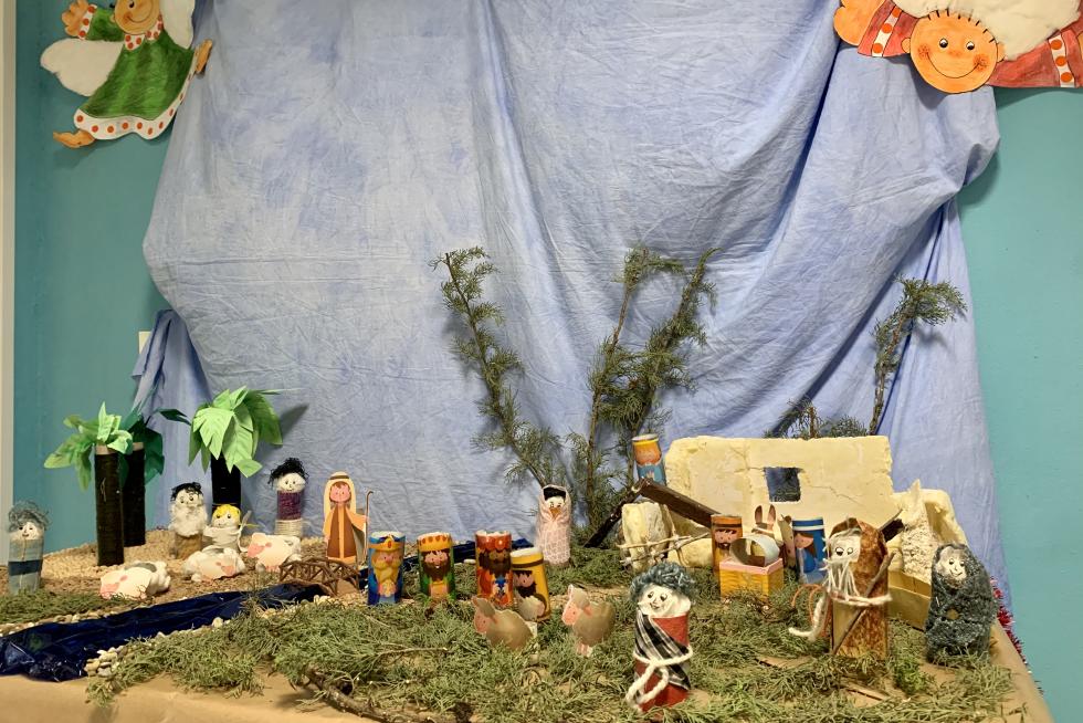 Navidad en el Colegio Los Pueyos. belén