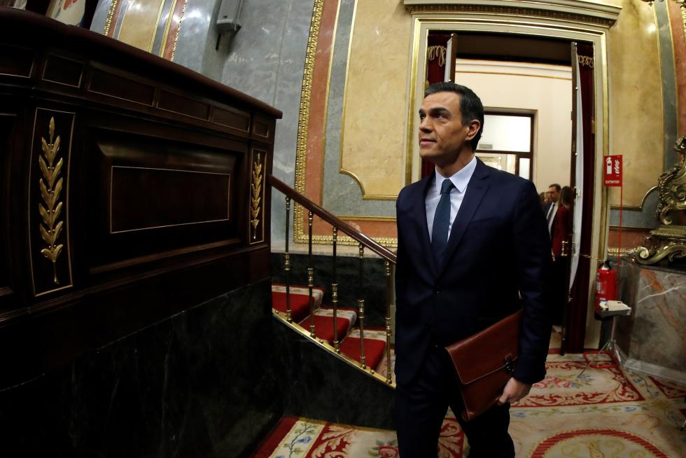 Segunda jornada de la sesión de investidura de Pedro Sánchez.