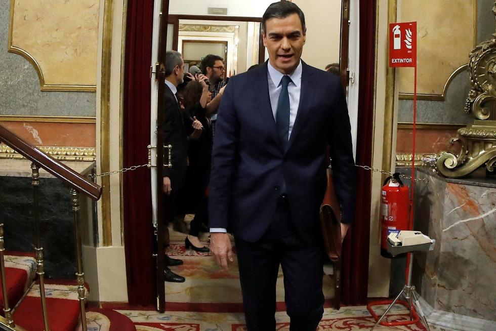 Segunda jornada de la sesión de investidura de Pedro Sánchez.