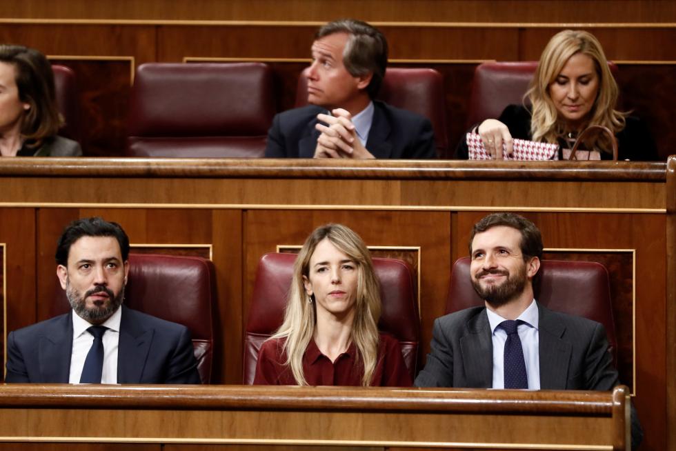 Segunda jornada de la sesión de investidura de Pedro Sánchez.
