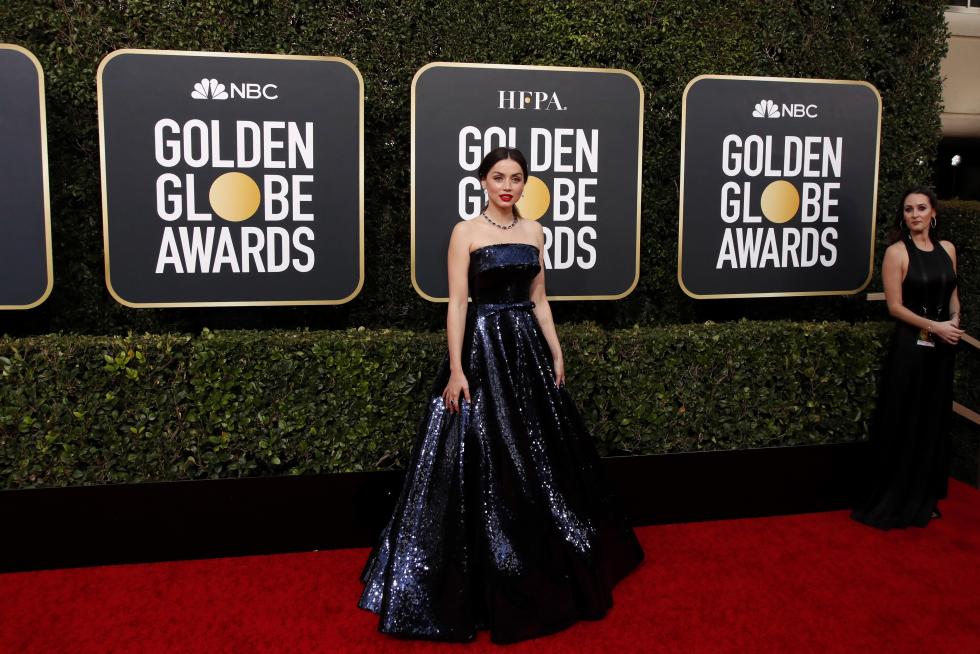 Beverly Hills (United States), 05/01/2020.- Ana de Armas arrives for the 77th annual Golden Globe Awards ceremony at the Beverly Hilton Hotel, in Beverly Hills, California, USA, 05 January 2020. (Estados Unidos) EFE/EPA/NINA PROMMER *** Local Caption *** 52514391 Arrivals - 77th Golden Globe Awards