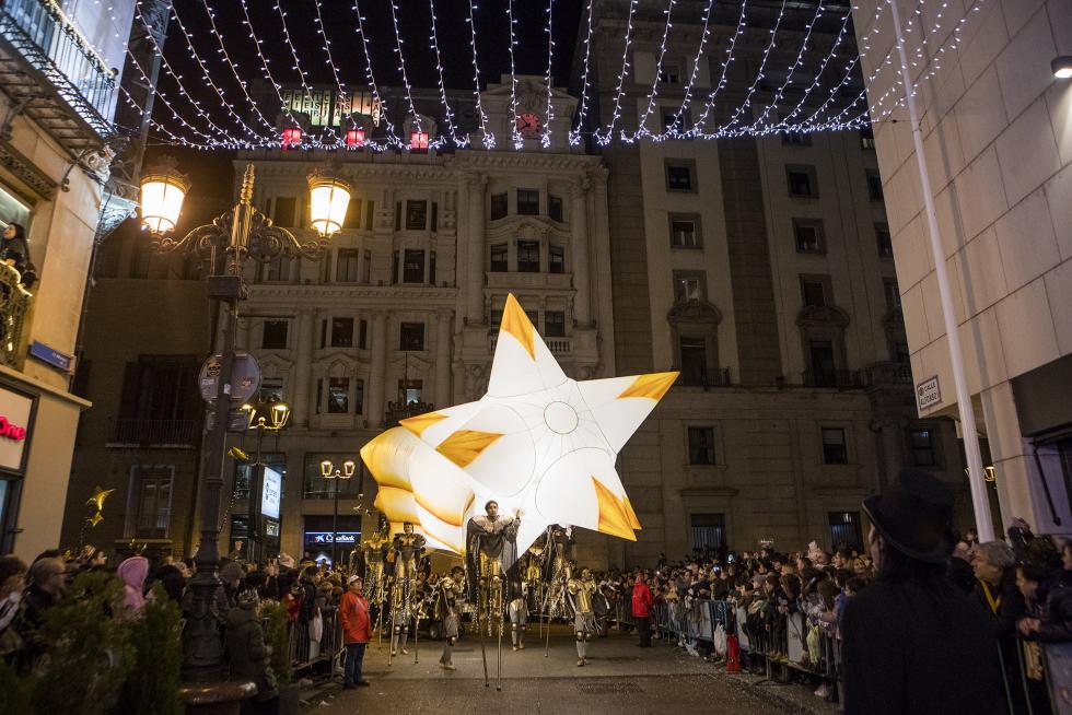 Cabalgata de Reyes 2020 en Zaragoza