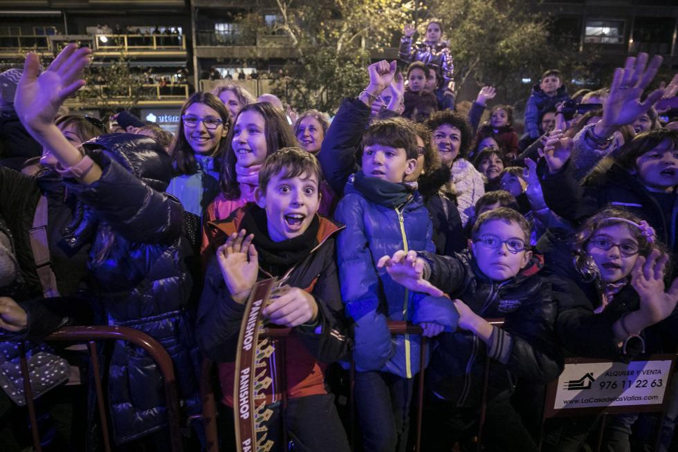 Cabalgata de Reyes 2020 en Zaragoza