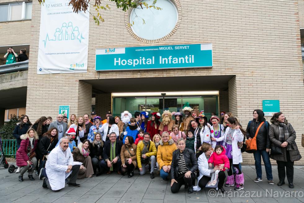ARAGON VISITA DE LOS BOMBEROS Y DE LOS REYES MAGOS AL HOSPITAL INFANTIL / 06-01-2020 / FOTO: ARANZAZU NAVARRO