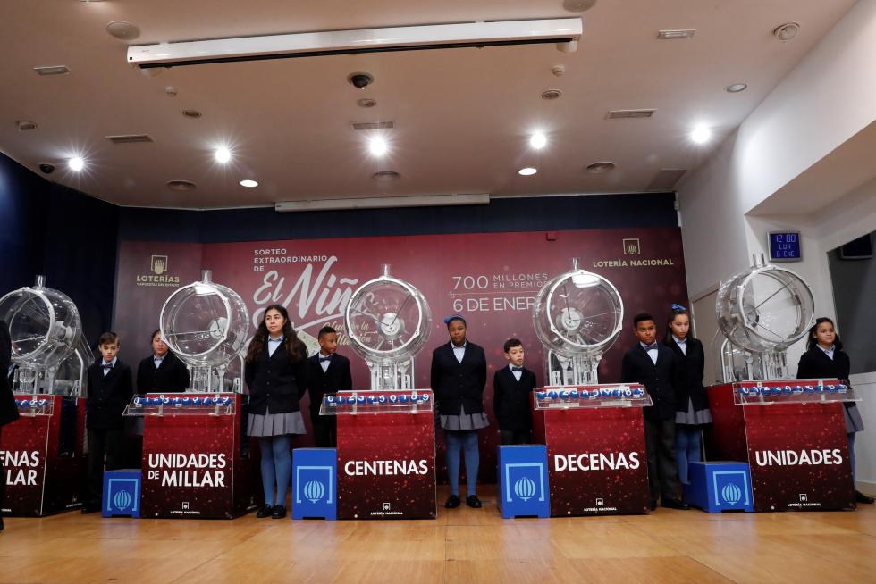 Sorteo de la Lotería del Niño 2020.