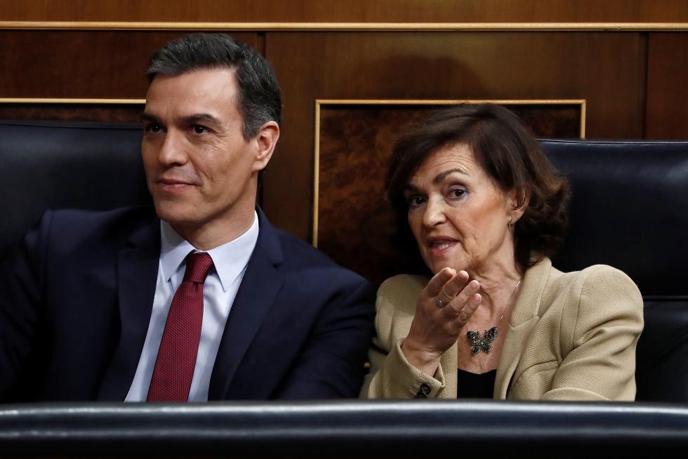 Imágenes del tercer pleno de investidura de Pedro Sánchez, que se somete a una segunda votación este martes para alcanzar la presidencia del Gobierno de España.