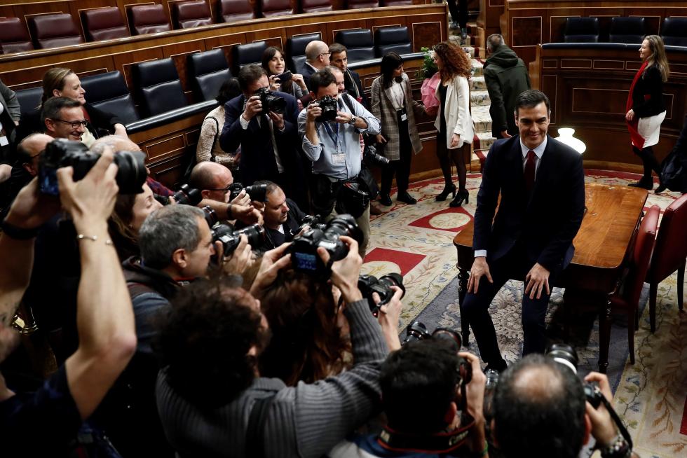 Pedro Sánchez, investido presidente del Gobierno en segunda votación.