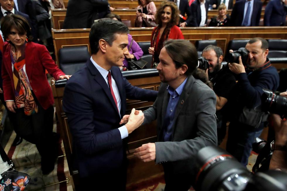 Pedro Sánchez, investido presidente del Gobierno en segunda votación.