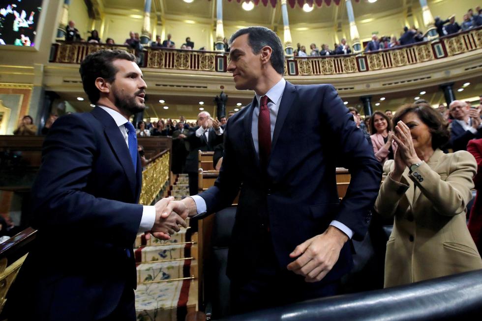 Pedro Sánchez, investido presidente del Gobierno en segunda votación.