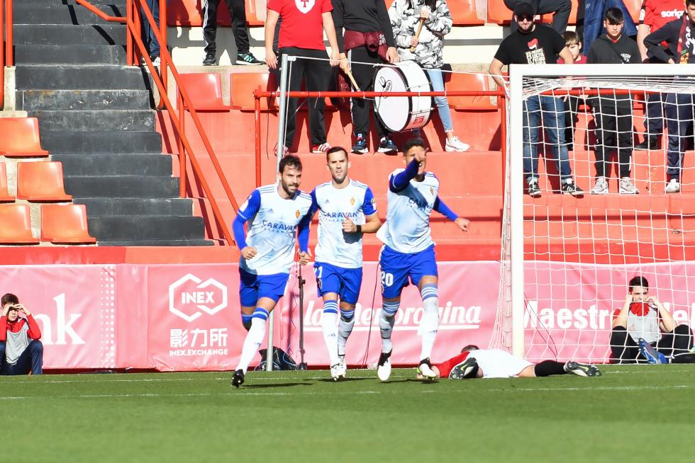 Imágenes del partido de Copa del Rey entre el Real Zaragoza y el Nástic de Tarragona.