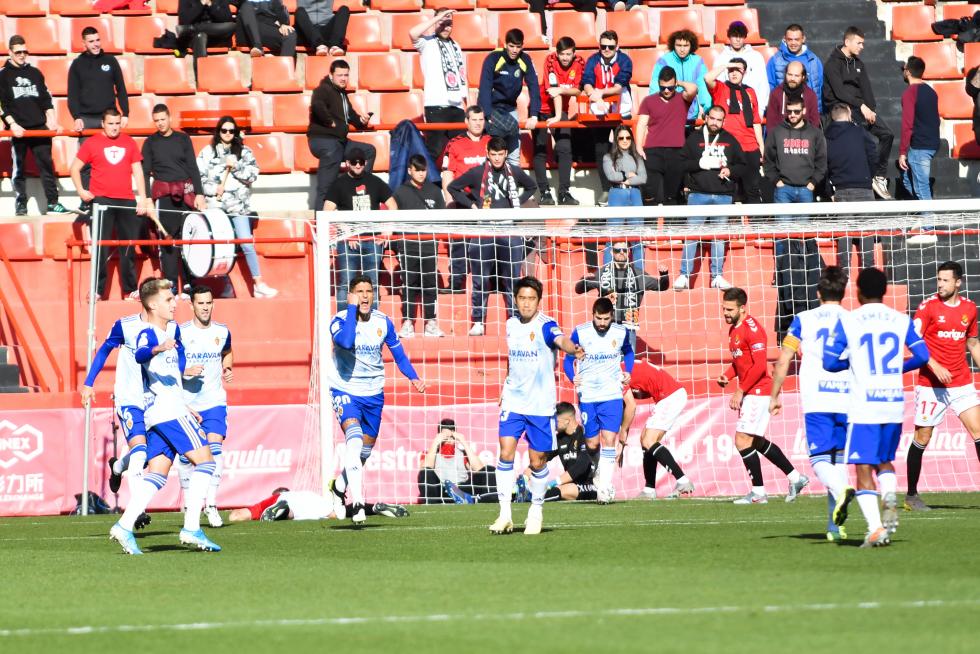 Imágenes del partido de Copa del Rey entre el Real Zaragoza y el Nástic de Tarragona.