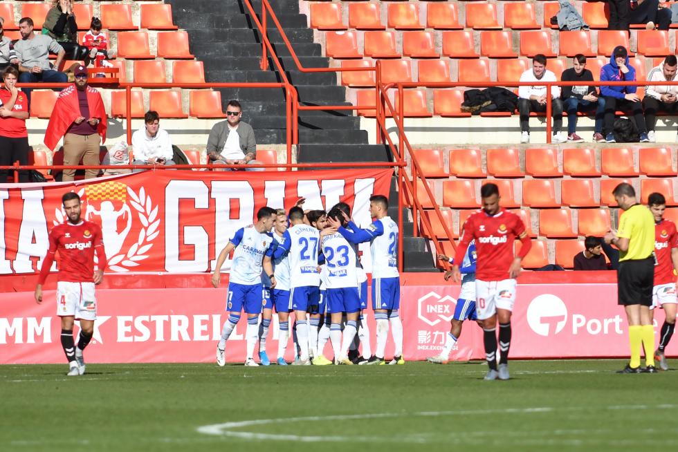 Imágenes del partido de Copa del Rey entre el Real Zaragoza y el Nástic de Tarragona.