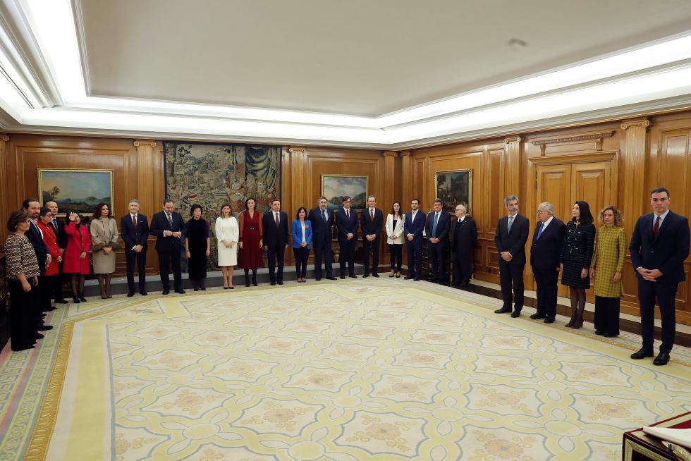 Toma de posesión de los ministros del nuevo Gobierno de Sánchez