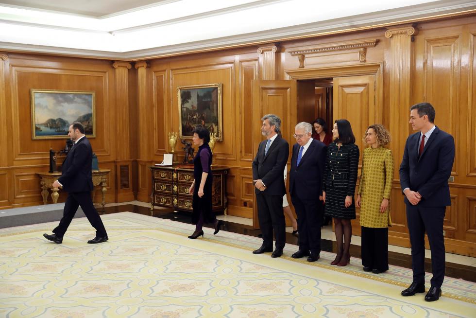 Toma de posesión de los ministros del nuevo Gobierno de Sánchez
