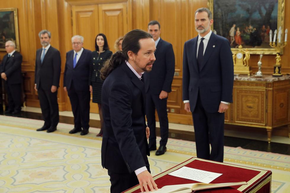 Toma de posesión de los ministros del nuevo Gobierno de Sánchez