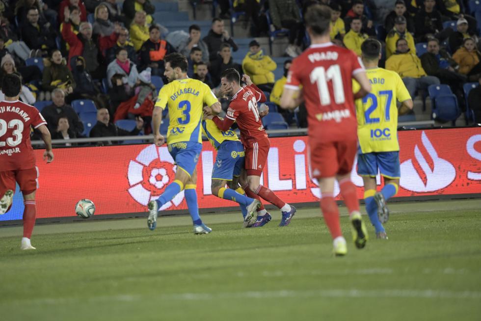 Partido Las Palmas-Real Zaragoza, de la 23ª jornada de Segunda División
