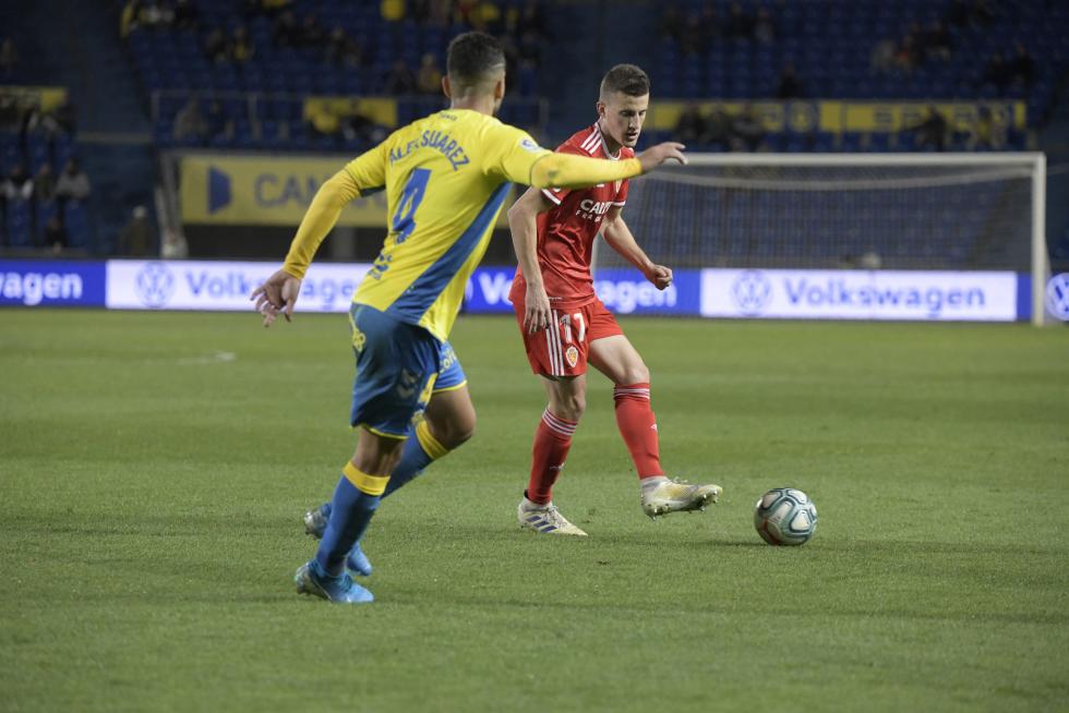 Partido Las Palmas-Real Zaragoza, de la 23ª jornada de Segunda División