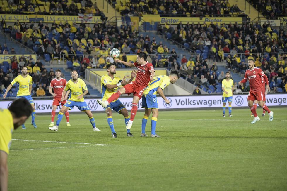 Partido Las Palmas-Real Zaragoza, de la 23ª jornada de Segunda División