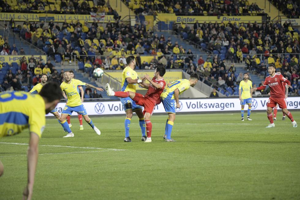 Partido Las Palmas-Real Zaragoza, de la 23ª jornada de Segunda División