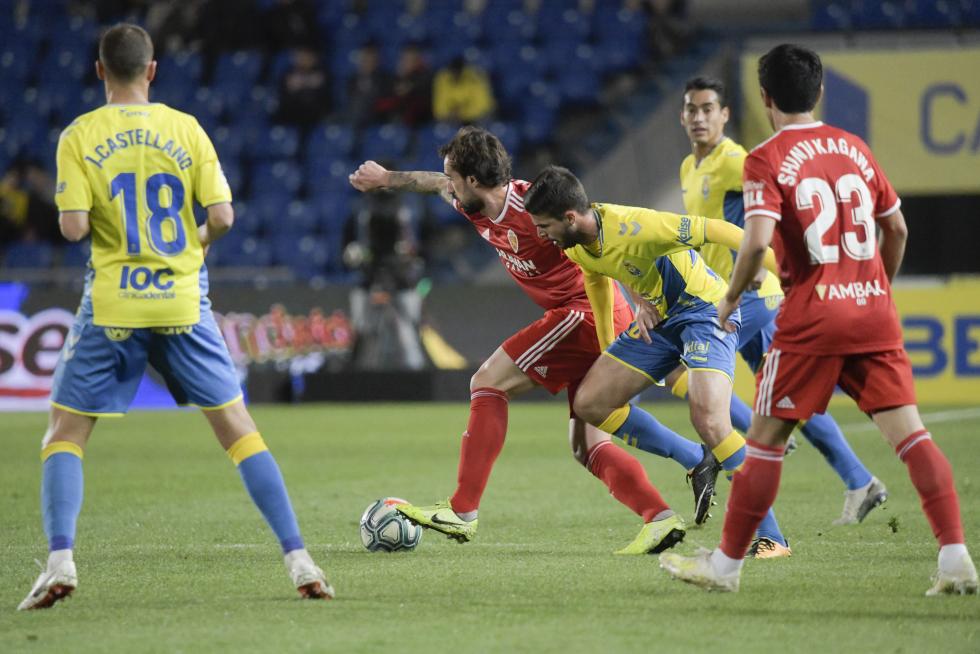 Partido Las Palmas-Real Zaragoza, de la 23ª jornada de Segunda División
