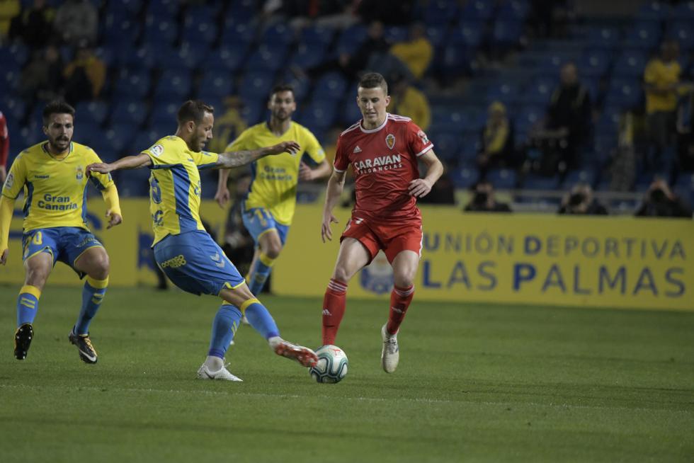 Partido Las Palmas-Real Zaragoza, de la 23ª jornada de Segunda División