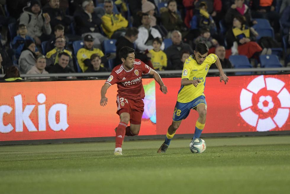 Partido Las Palmas-Real Zaragoza, de la 23ª jornada de Segunda División