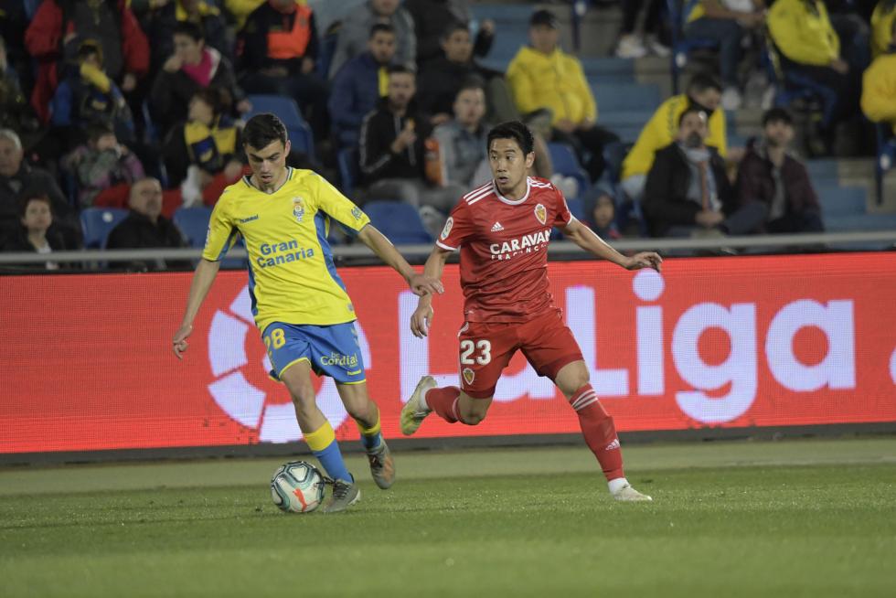 Partido Las Palmas-Real Zaragoza, de la 23ª jornada de Segunda División