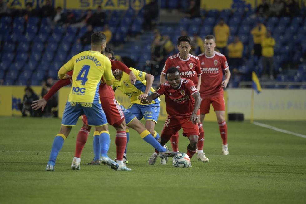 Partido Las Palmas-Real Zaragoza, de la 23ª jornada de Segunda División