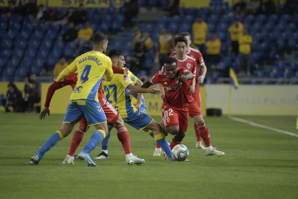 Partido Las Palmas-Real Zaragoza, de la 23ª jornada de Segunda División