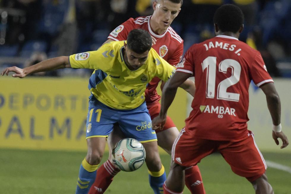 Partido Las Palmas-Real Zaragoza, de la 23ª jornada de Segunda División