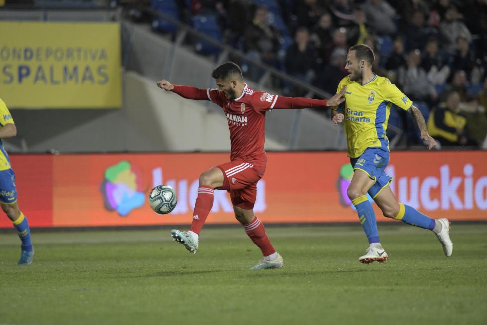Partido Las Palmas-Real Zaragoza, de la 23ª jornada de Segunda División