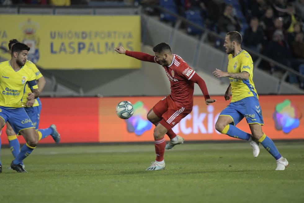 Partido Las Palmas-Real Zaragoza, de la 23ª jornada de Segunda División