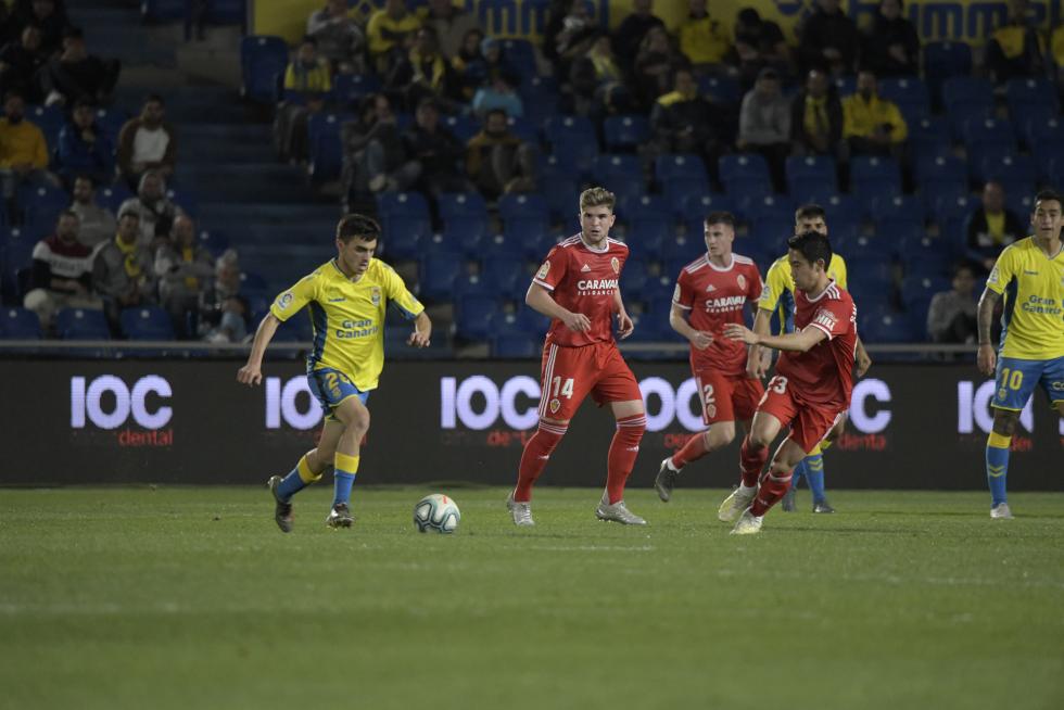 Partido Las Palmas-Real Zaragoza, de la 23ª jornada de Segunda División