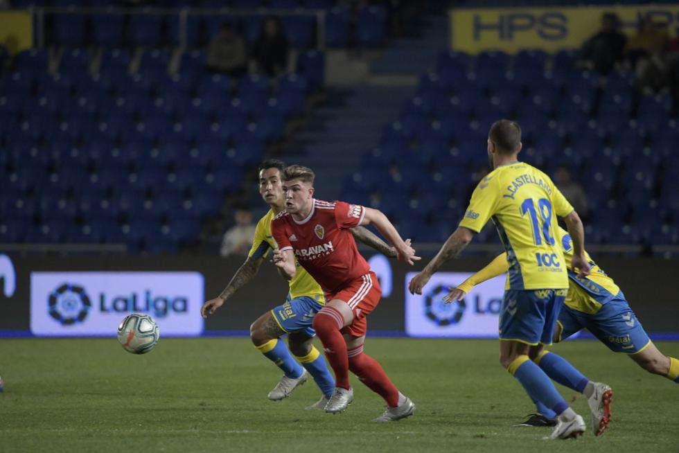 Partido Las Palmas-Real Zaragoza, de la 23ª jornada de Segunda División