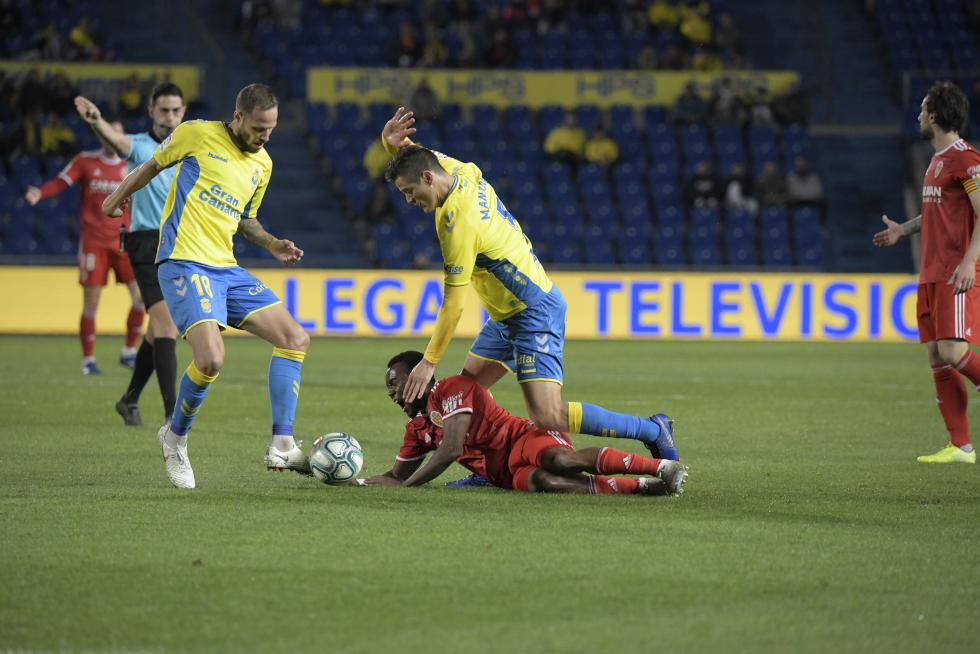 Partido Las Palmas-Real Zaragoza, de la 23ª jornada de Segunda División