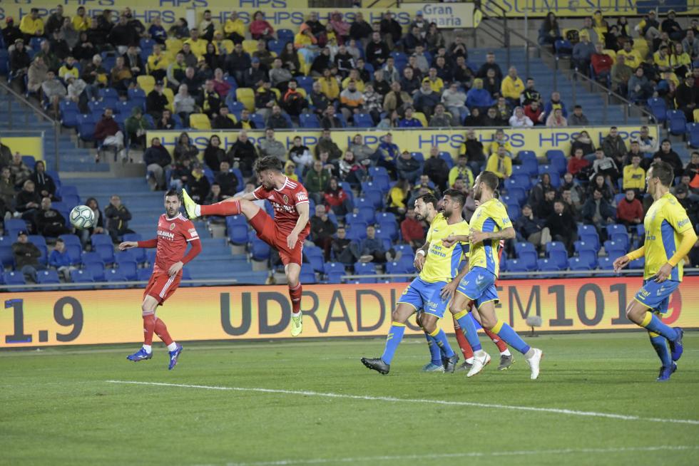 Partido Las Palmas-Real Zaragoza, de la 23ª jornada de Segunda División