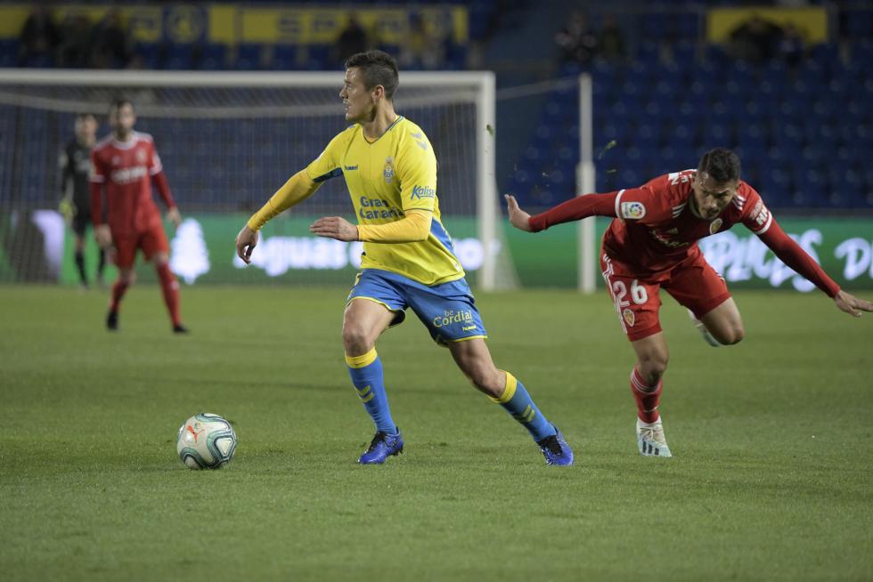 Partido Las Palmas-Real Zaragoza, de la 23ª jornada de Segunda División