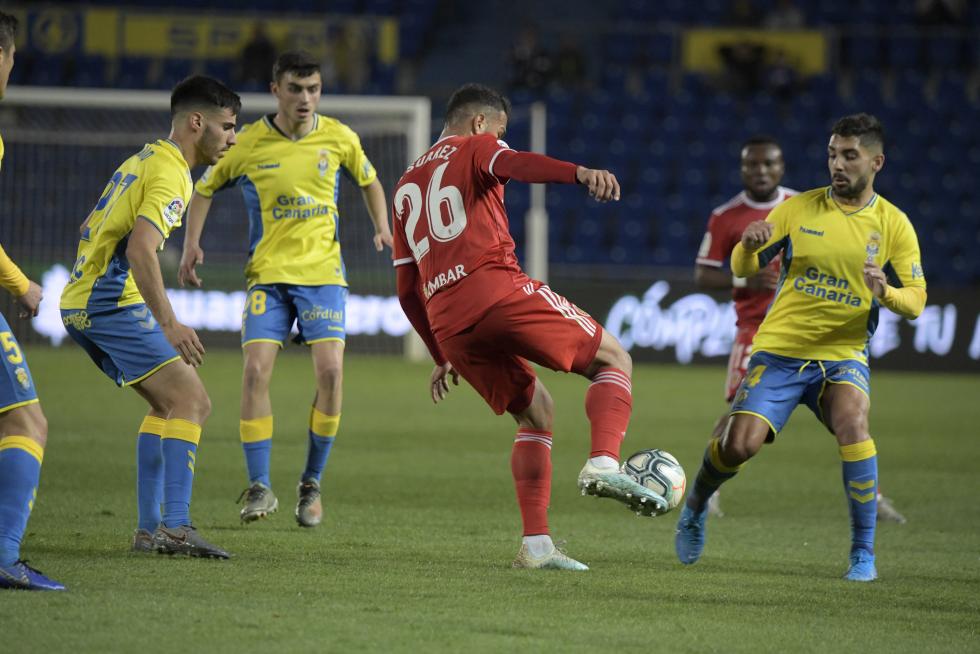 Partido Las Palmas-Real Zaragoza, de la 23ª jornada de Segunda División