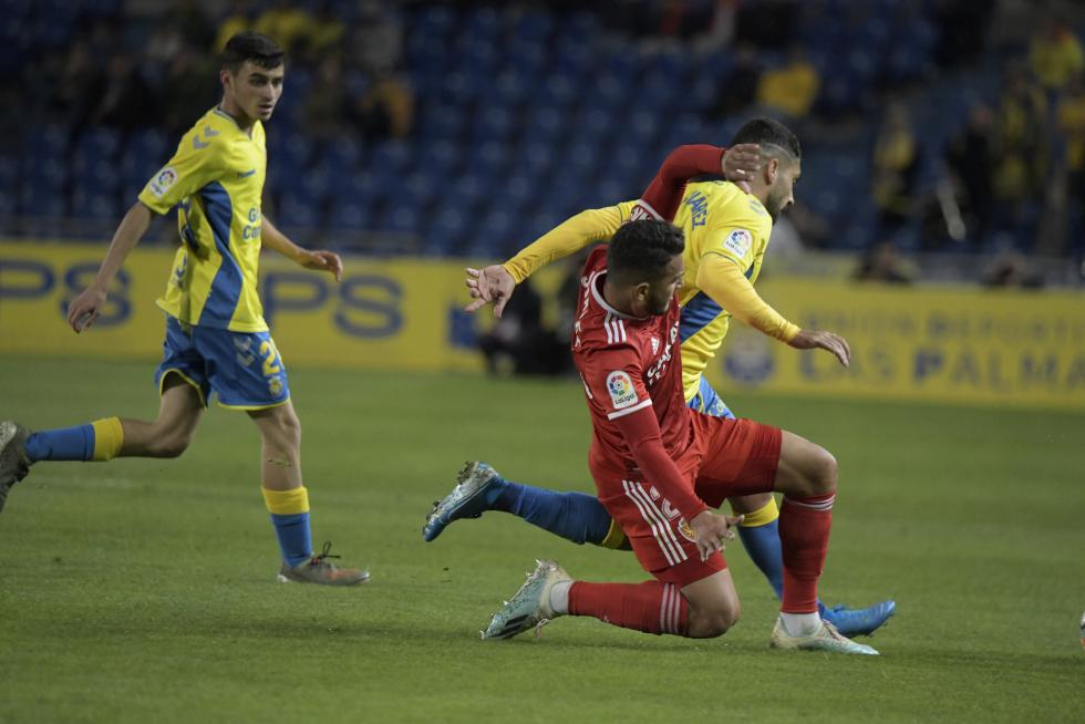 Partido Las Palmas-Real Zaragoza, de la 23ª jornada de Segunda División