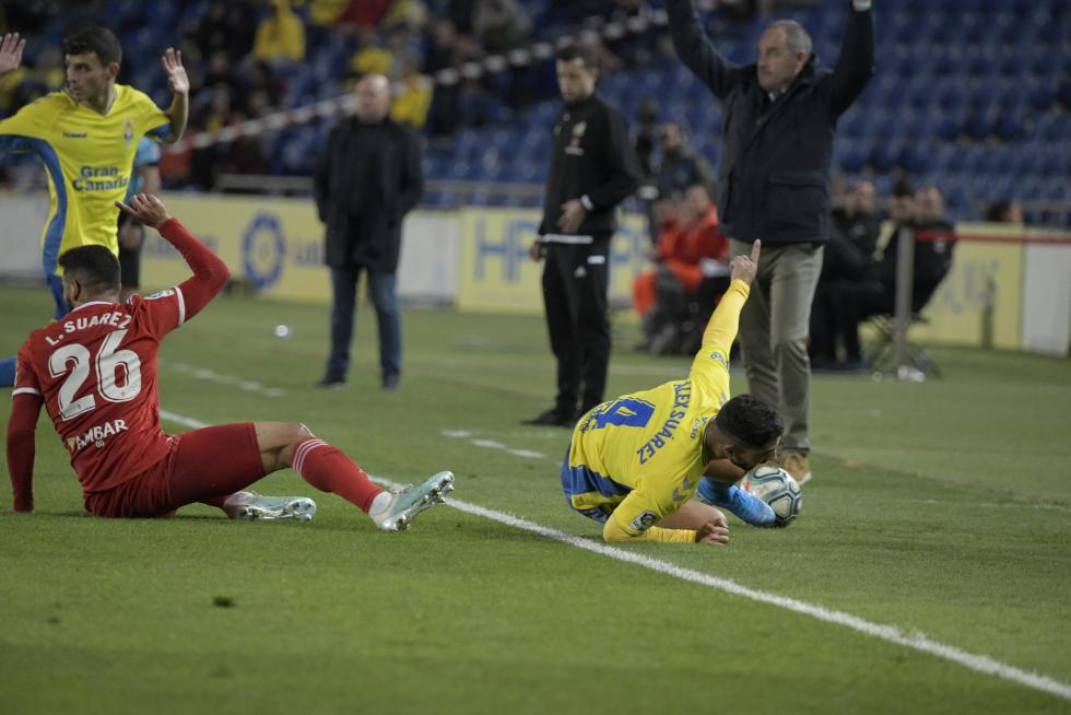 Partido Las Palmas-Real Zaragoza, de la 23ª jornada de Segunda División