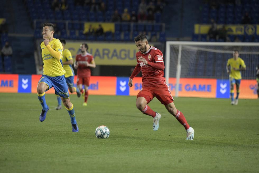 Partido Las Palmas-Real Zaragoza, de la 23ª jornada de Segunda División