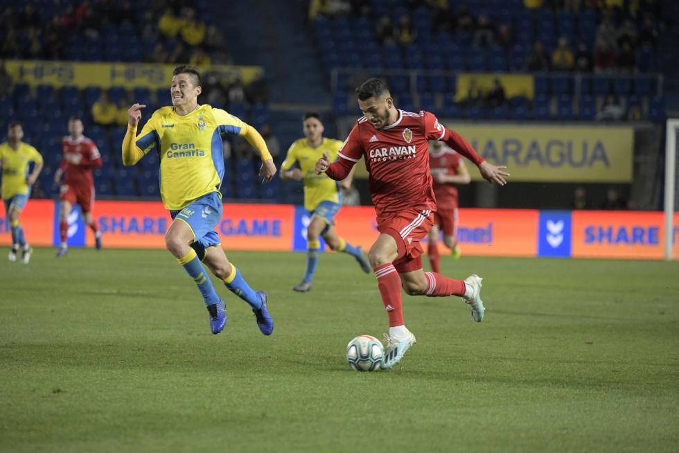 Partido Las Palmas-Real Zaragoza, de la 23ª jornada de Segunda División