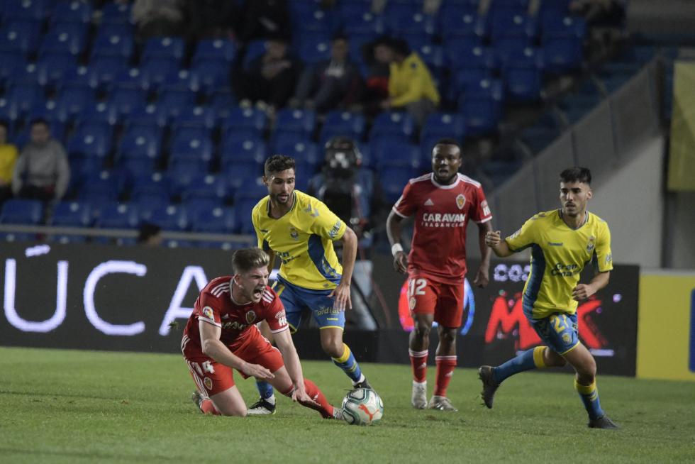 Partido Las Palmas-Real Zaragoza, de la 23ª jornada de Segunda División
